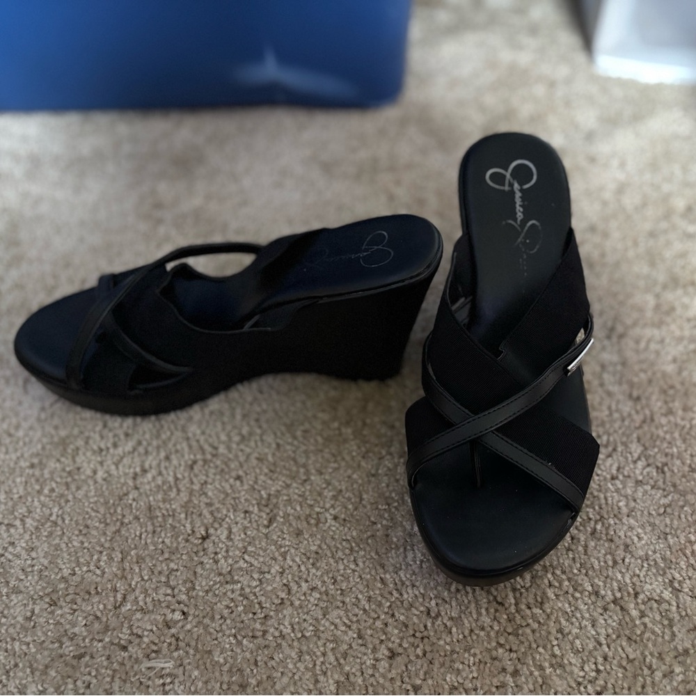 Jessica Simpson Black Chic Heels